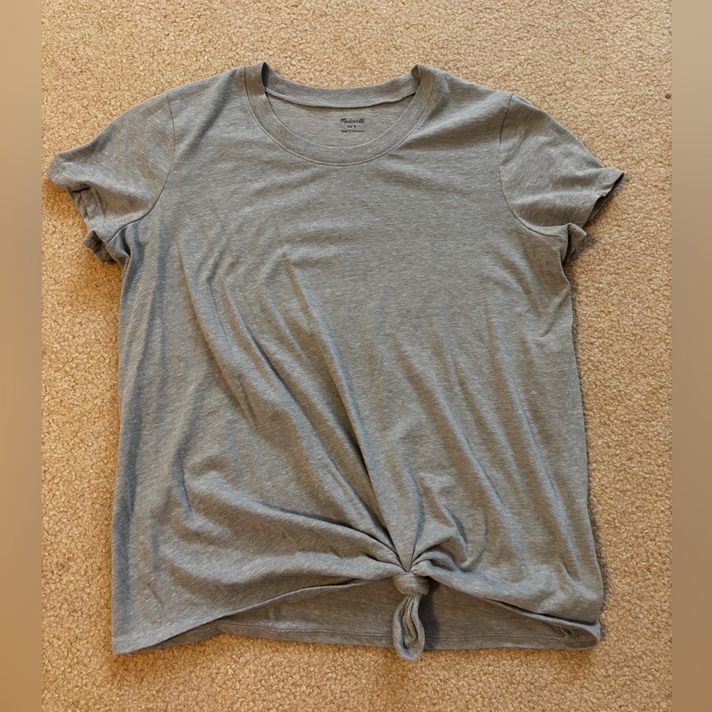 Madewell Gray Women's Top Size Small